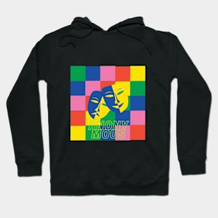 anonymous color mode Hoodie